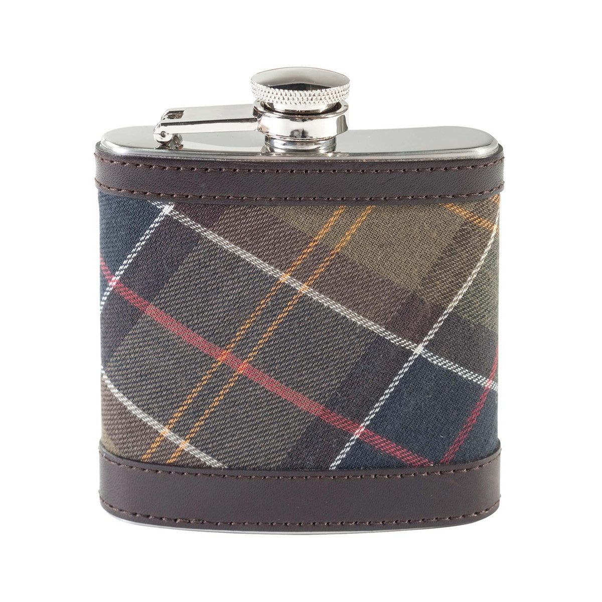 Barbour Tartan Hip Flask - M.W. Reynolds
