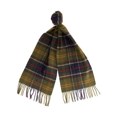 Barbour Merino and Cashmere Tartan Scarf - M.W. Reynolds