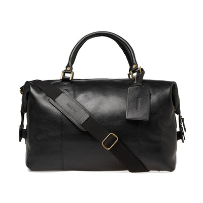 Barbour Leather Medium Travel Explorer Bag - M.W. Reynolds