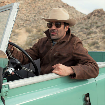 Schott P673 Storm Heavyweight Oiled Nubuck Leather Jacket - M.W. Reynolds