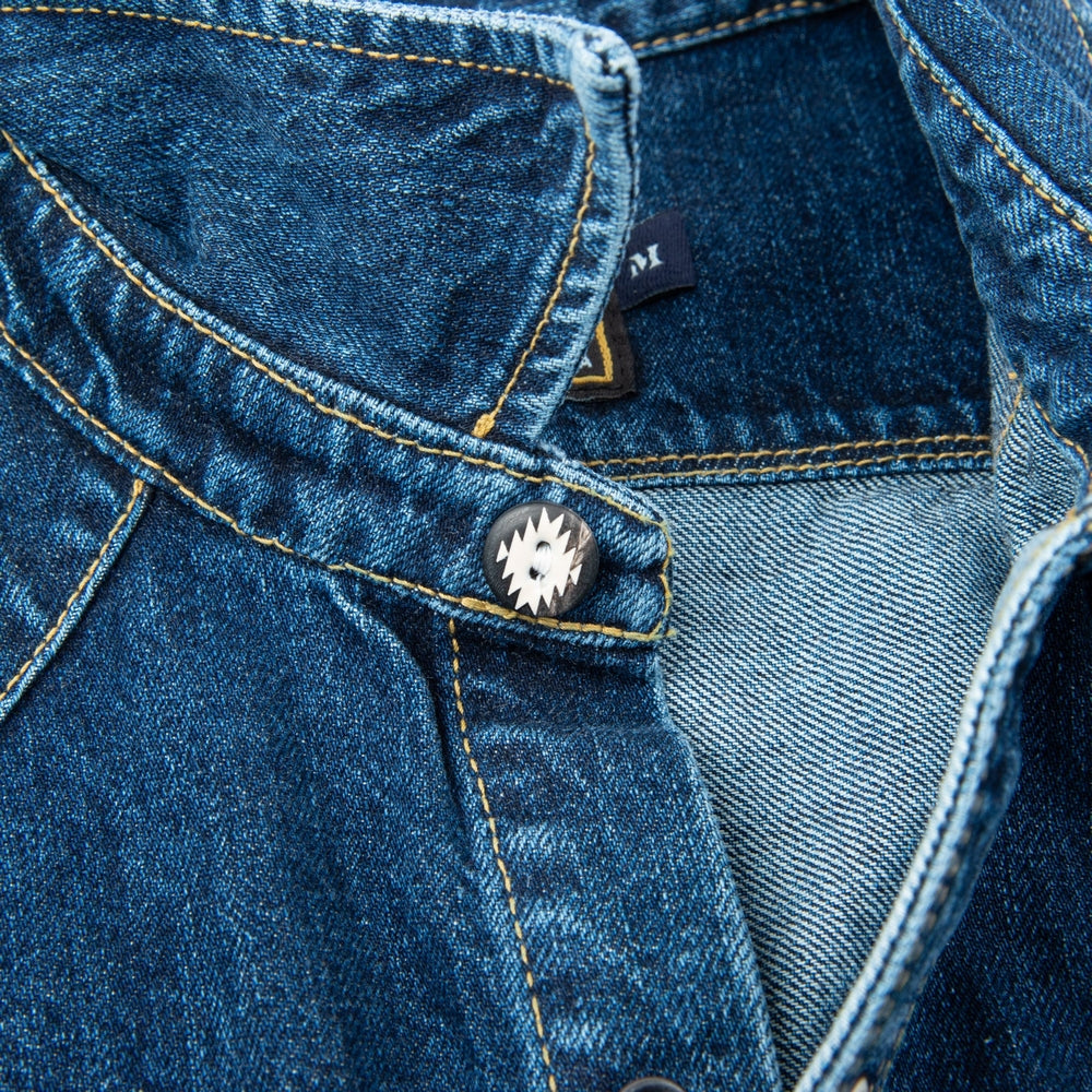 Modern Western 11 oz. Stone Wash Selvedge Denim Shirt