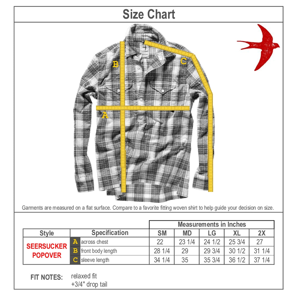 Seersucker Popover Shirt