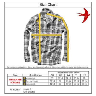 Seersucker Popover Shirt