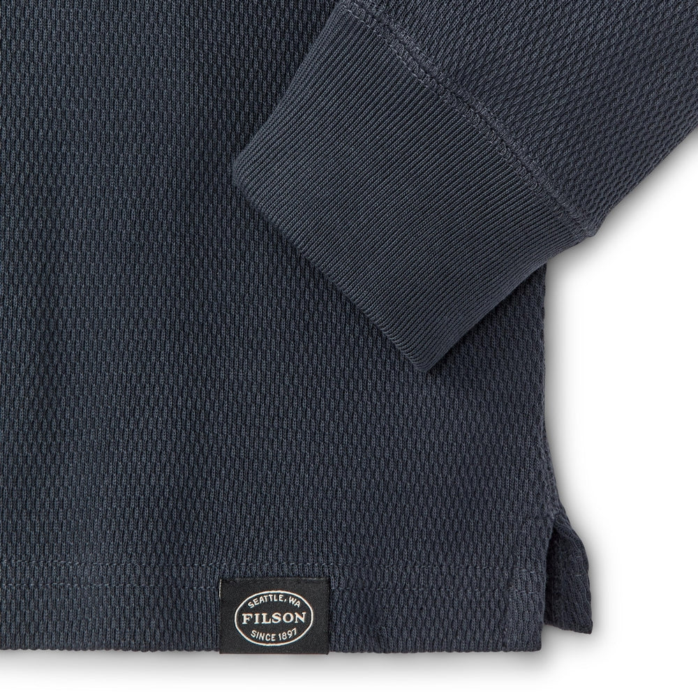 Waffle Knit Thermal Crewneck