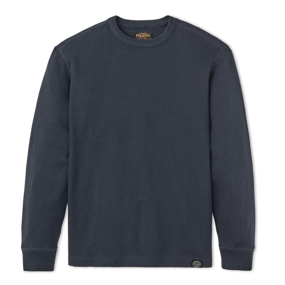 Waffle Knit Thermal Crewneck