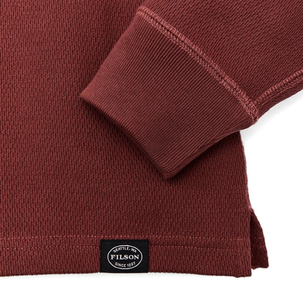 Waffle Knit Thermal Crewneck