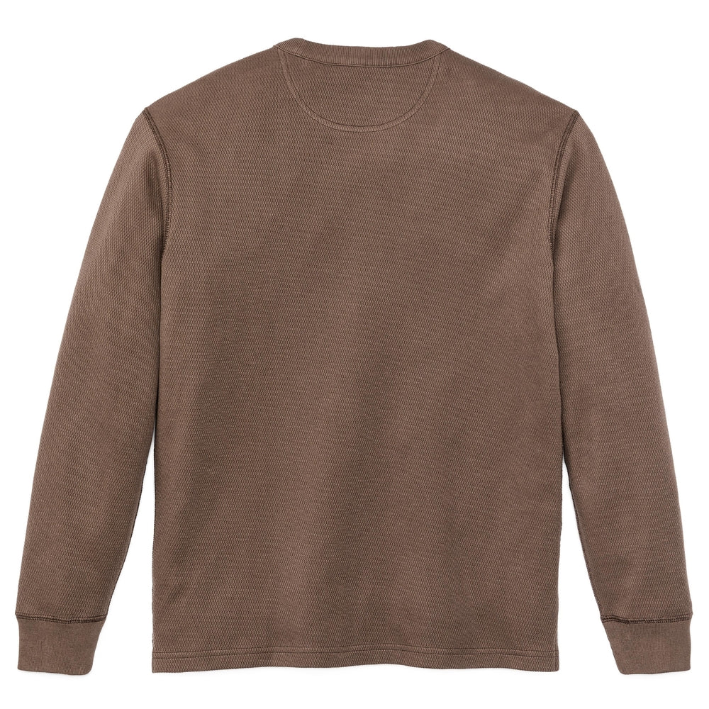 Waffle Knit Thermal Crewneck