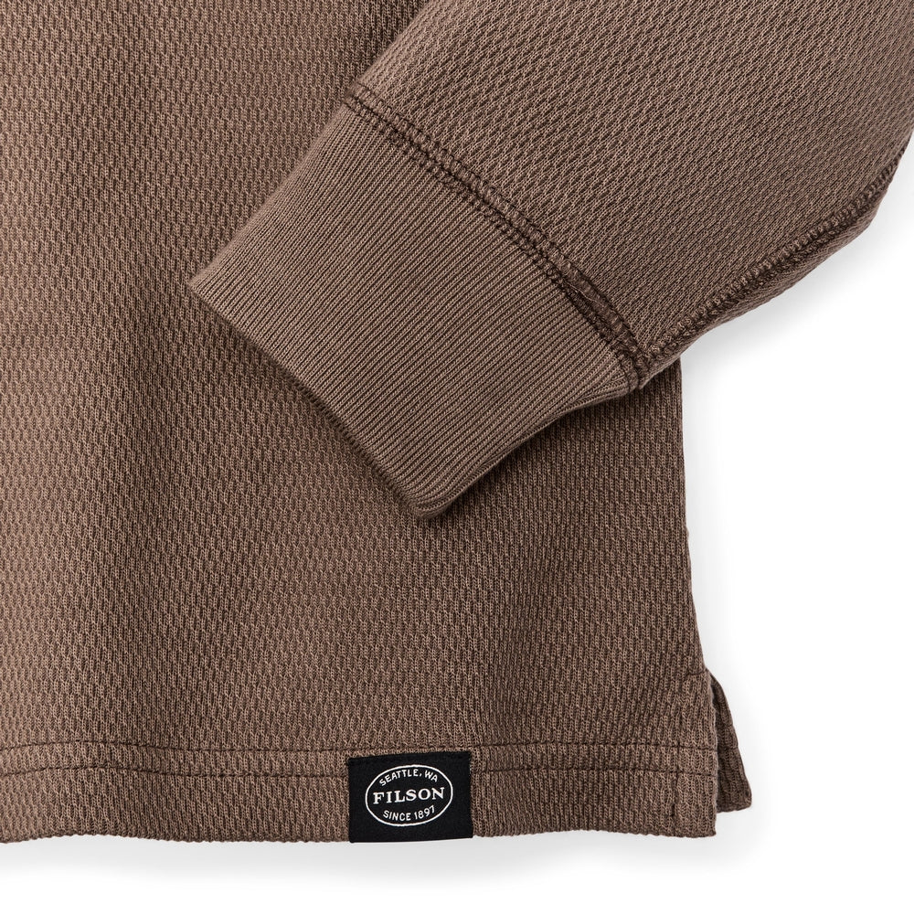 Waffle Knit Thermal Crewneck