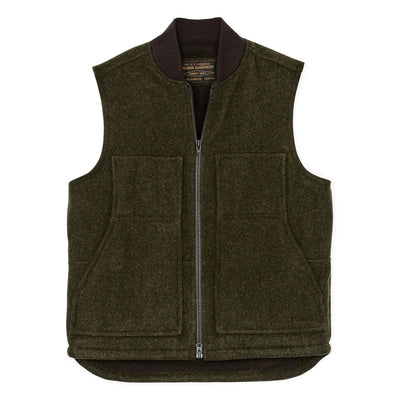 Lined Mackinaw Wool Work Vest