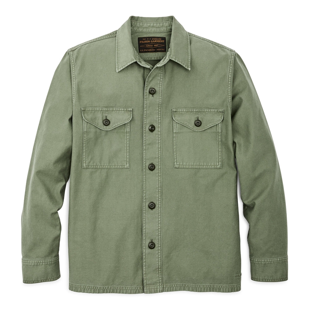 Filson Field Jac-Shirt 20277936 Washed Fatigue Green - M.W. Reynolds