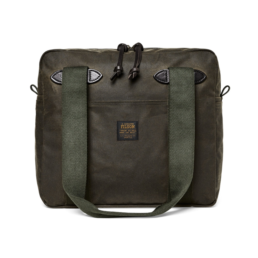 Tin Cloth Zippered Tote Bag