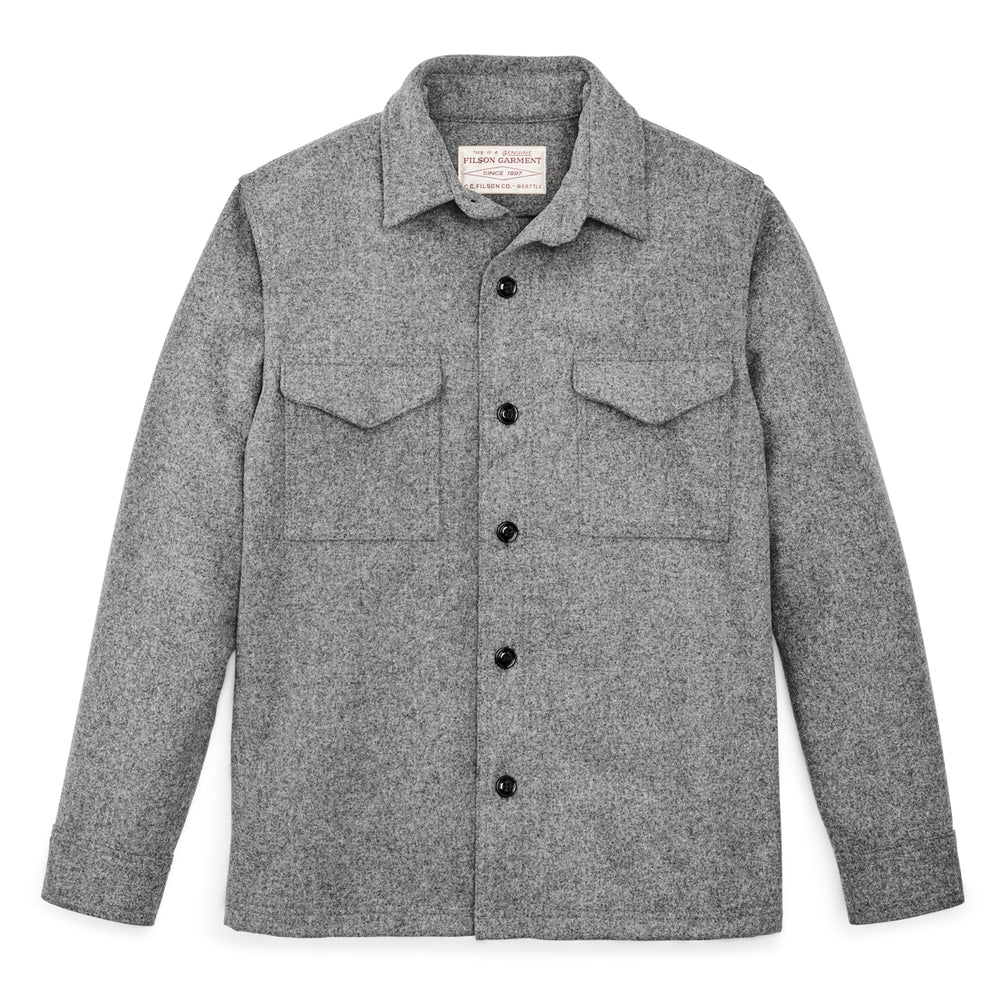Filson Wool Jac-Shirt 20288328 Gray Forest Green Oat - M.W.
