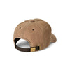 Waxed Low-Profile Embroidered Logger Cap