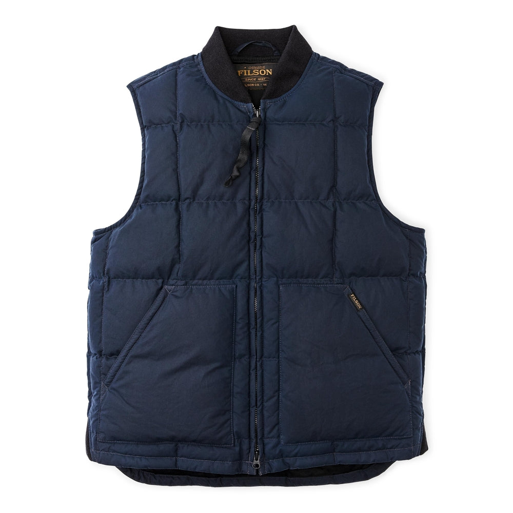 Waxed Down Vest