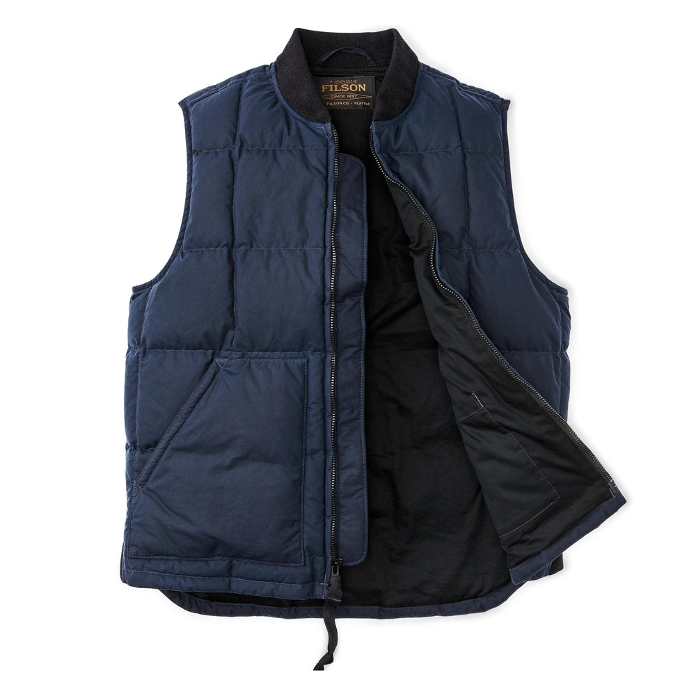 Waxed Down Vest