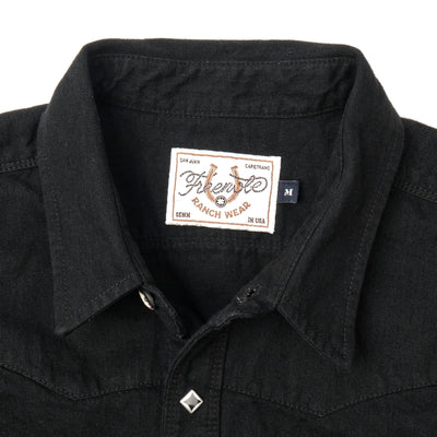 Calico 9 oz Black Selvedge Denim Shirt