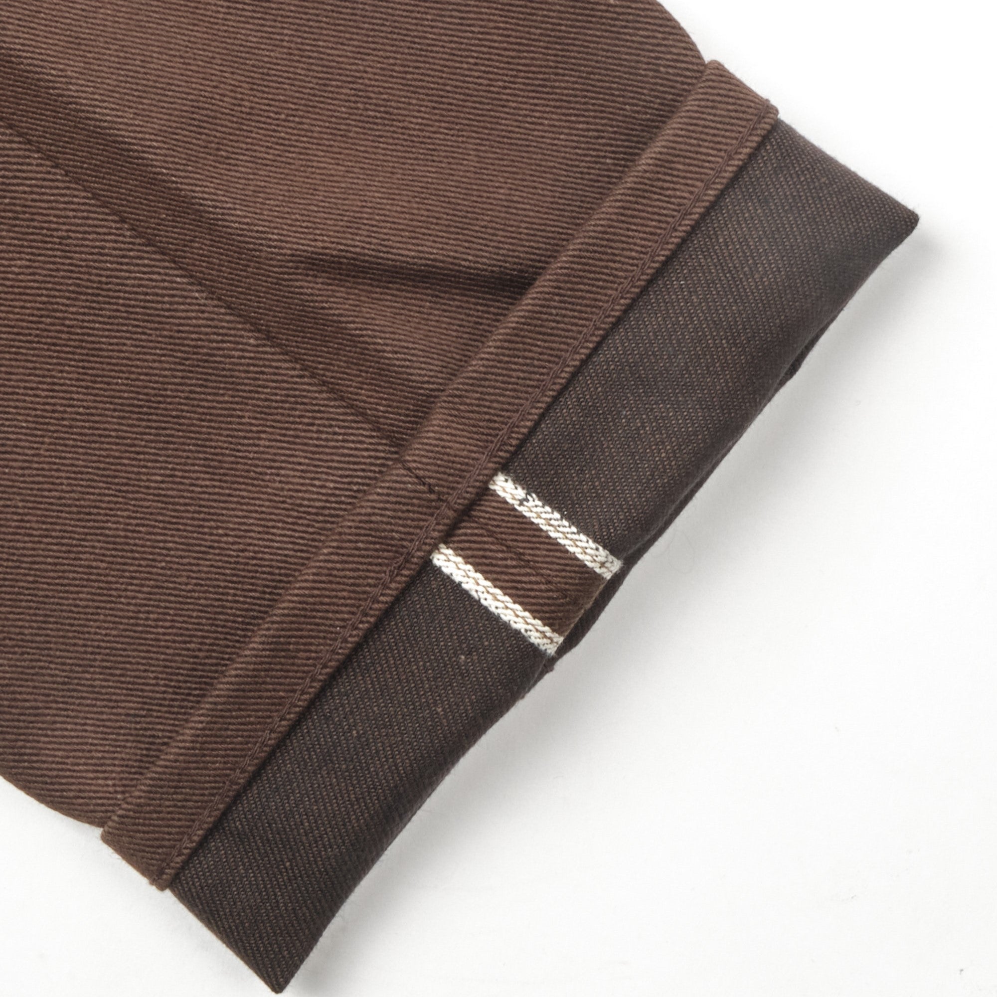 Portola Classic Taper 15 oz. Dark Brown Raw Selvedge Denim