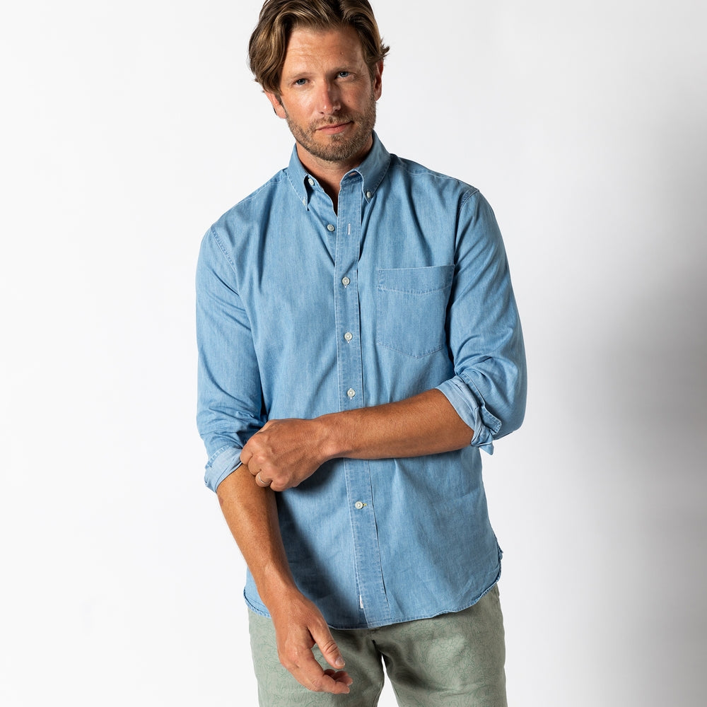 Denim Twill Sport Shirt
