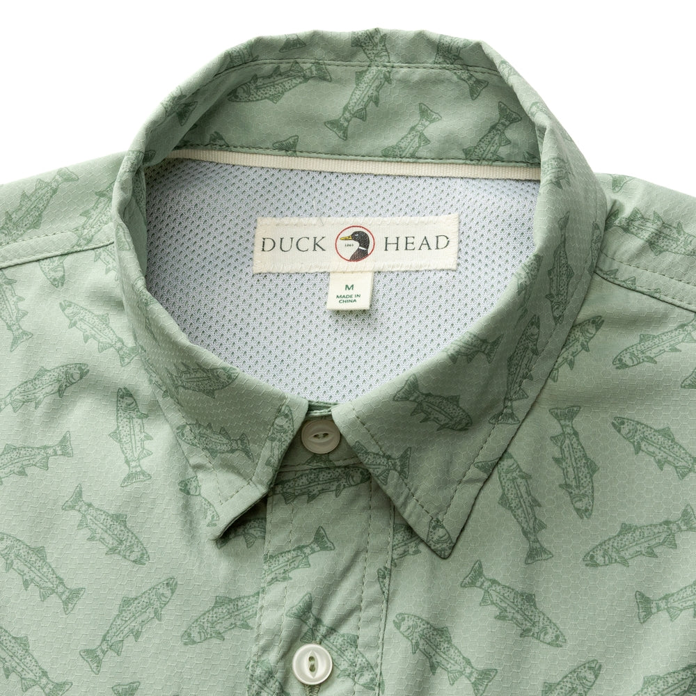 Duck Head Angler Print Performance Guide Shirt - M.W. Reynolds