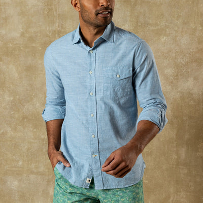 Duck Head Verona Chambray Sport Shirt - M.W. Reynolds