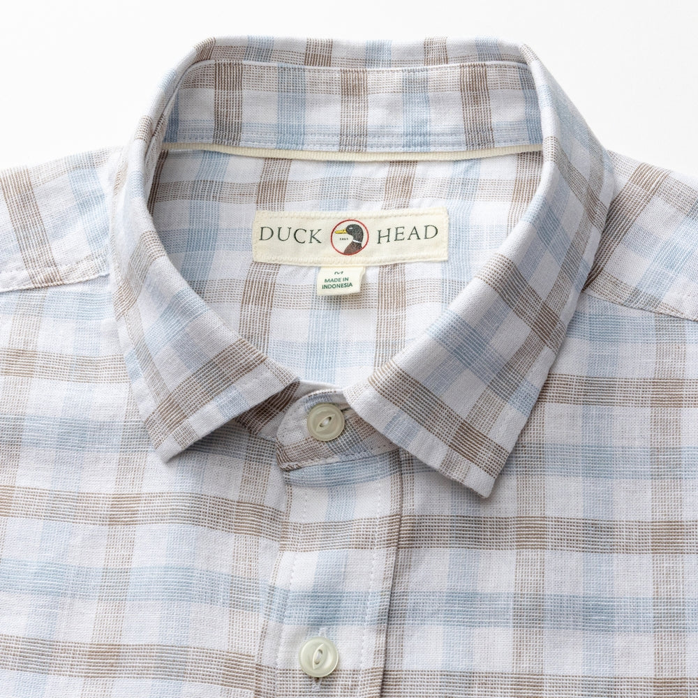 Duck Head Norwood Linen/Cotton Oxford Sport Shirt - M.W. Reynolds