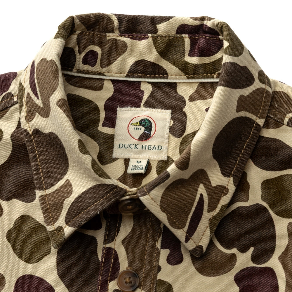 Vintage Camo Duck Canvas Jacket