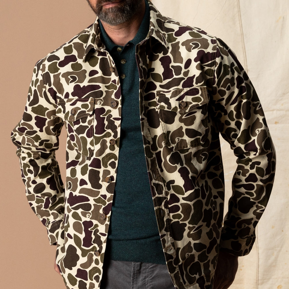 Vintage Camo Duck Canvas Jacket