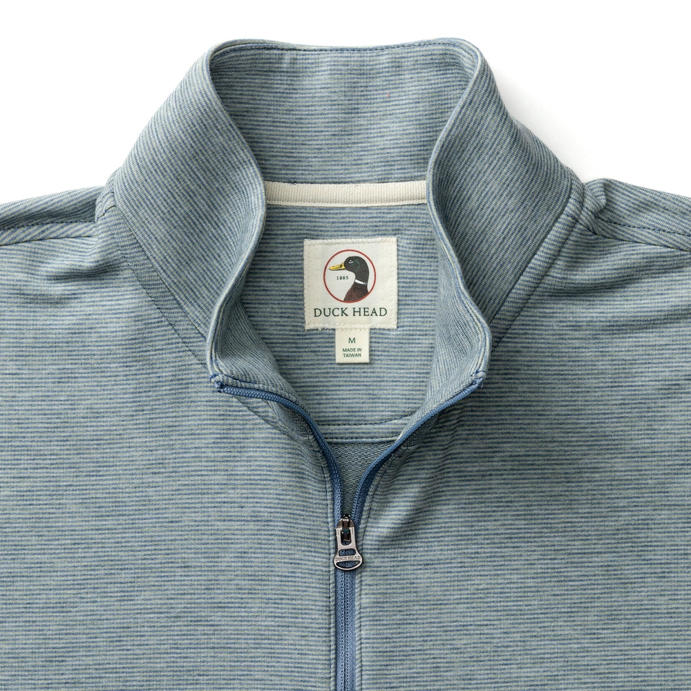 Duck Head Summerford Striped Performance 1/4 Zip Pullover - M.W. Reynolds