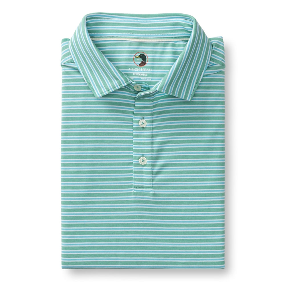 Duck Head Summerford Performance Stripe Jersey Polo - M.W. Reynolds