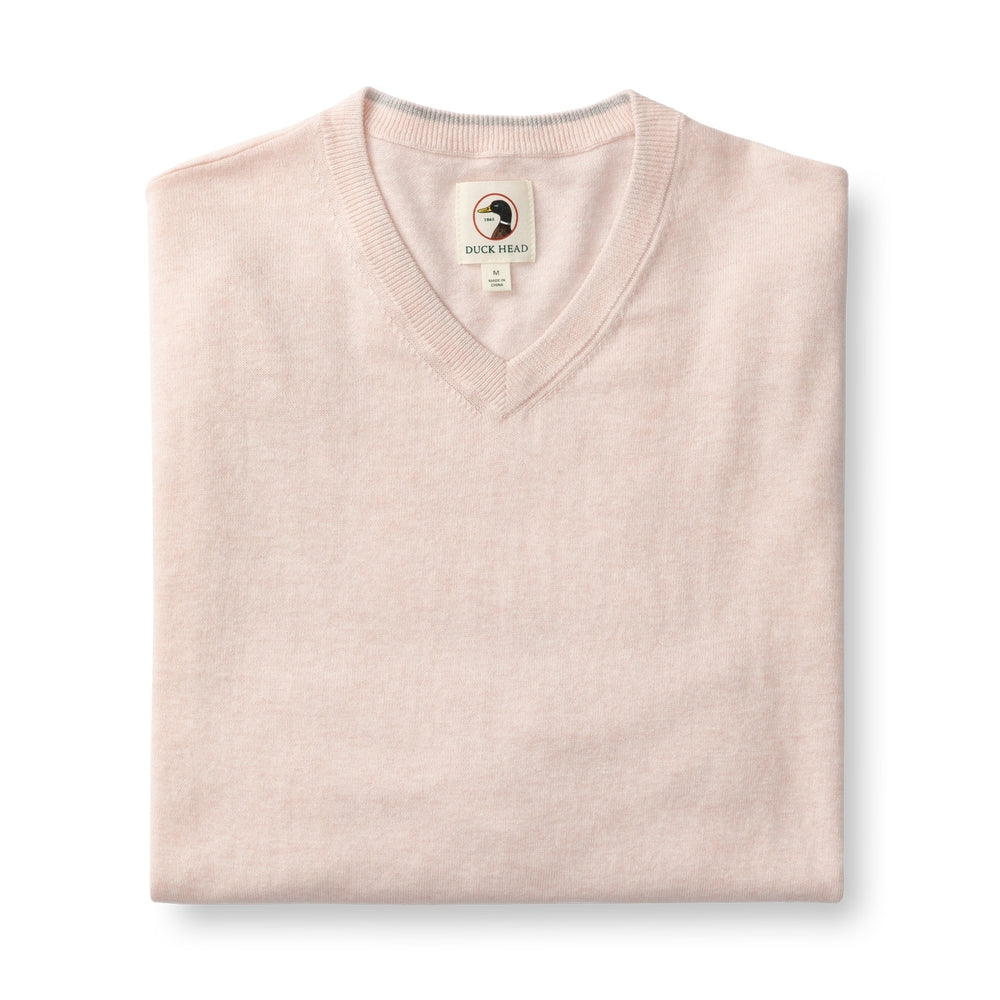 Buckley Cotton/Cashmere V-Neck Sweater