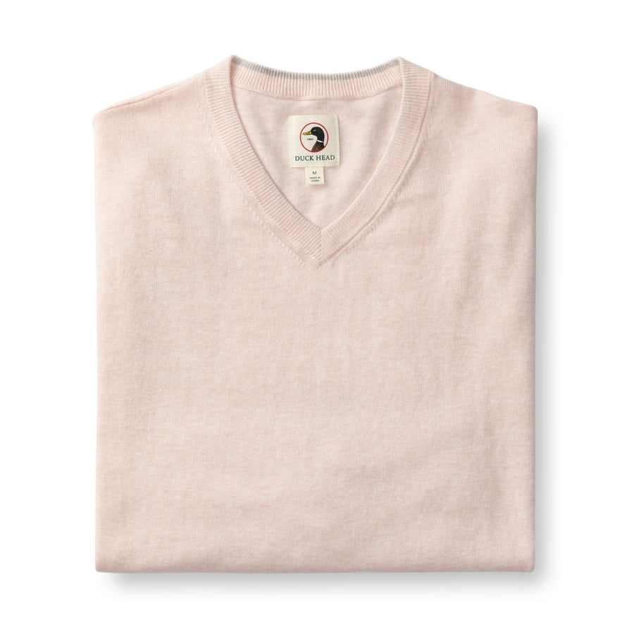 Buckley Cotton/Cashmere V-Neck Sweater