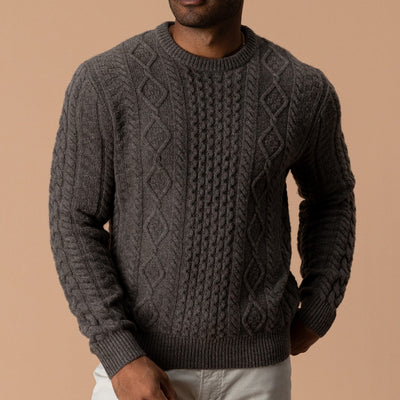 Fisherman Merino Crewneck Sweater