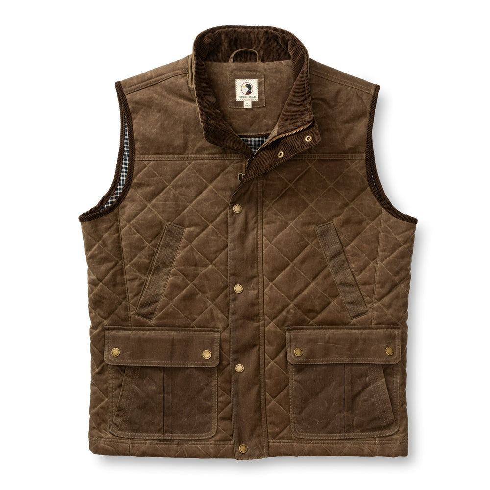 Waxed Duck Canvas Quilted Vest