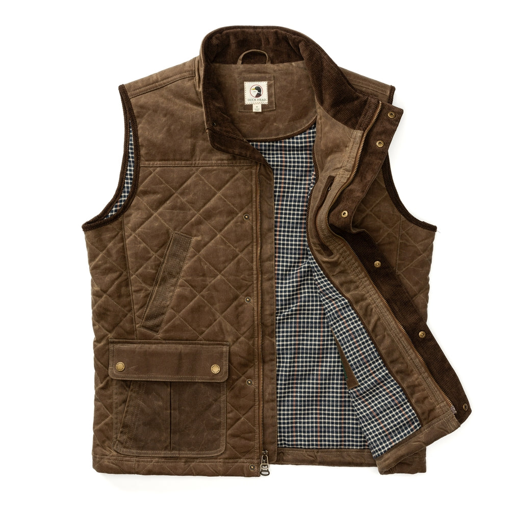 Waxed Duck Canvas Quilted Vest