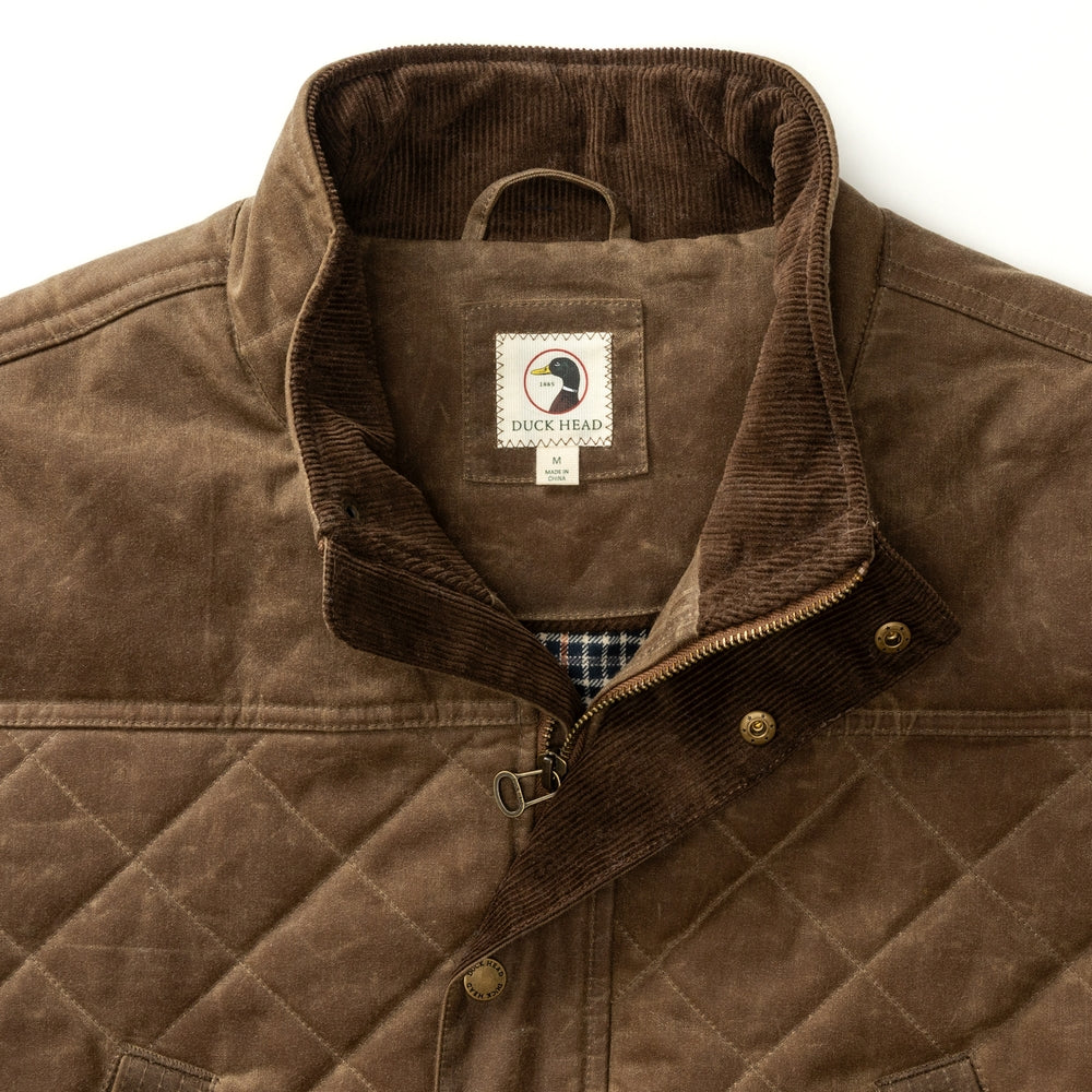 Waxed Duck Canvas Quilted Vest