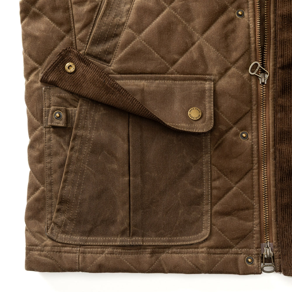 Waxed Duck Canvas Quilted Vest