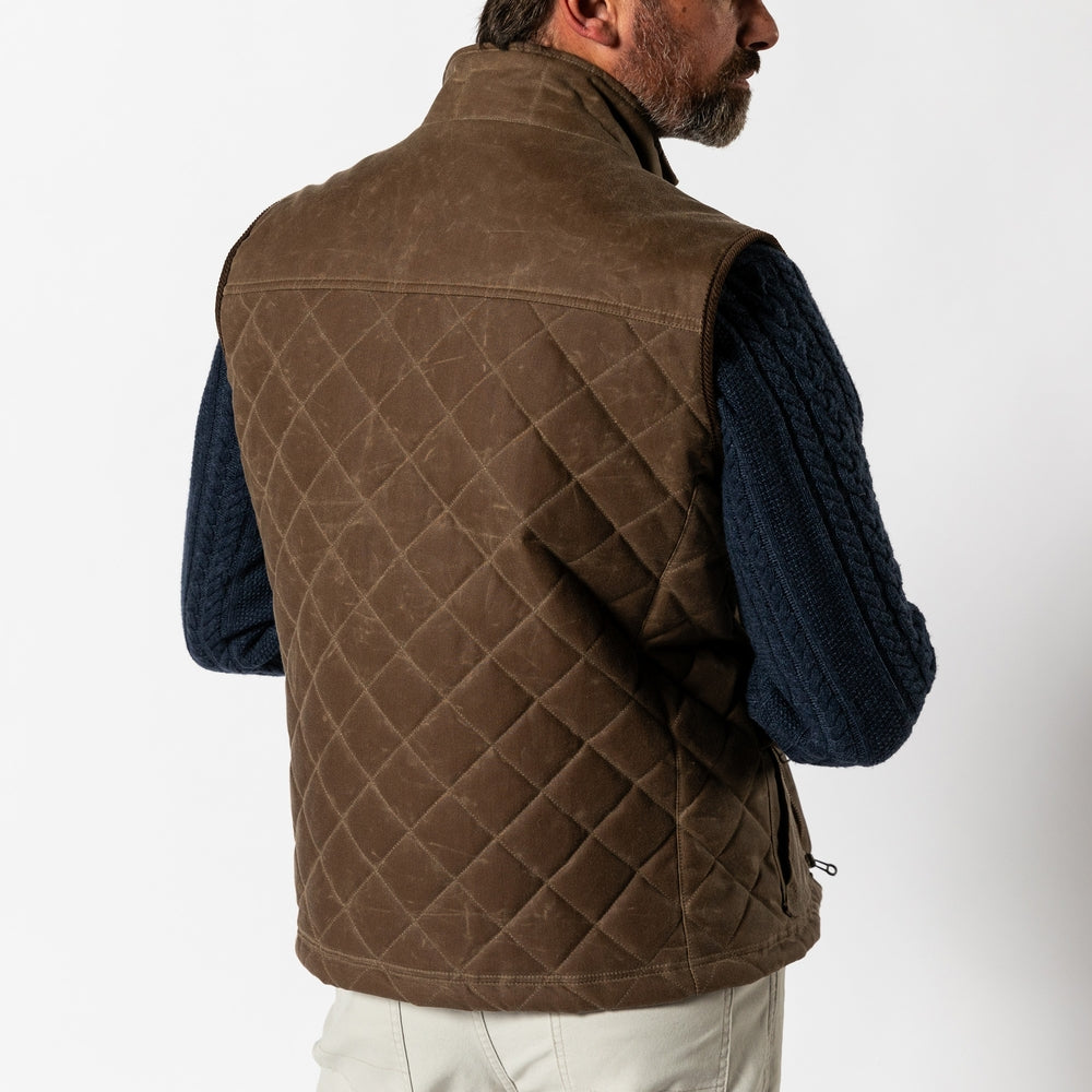 Waxed Duck Canvas Quilted Vest