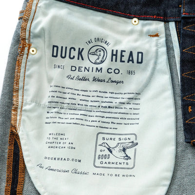 Duck Head Classic Straight Rinse Wash Denim - M.W. Reynolds