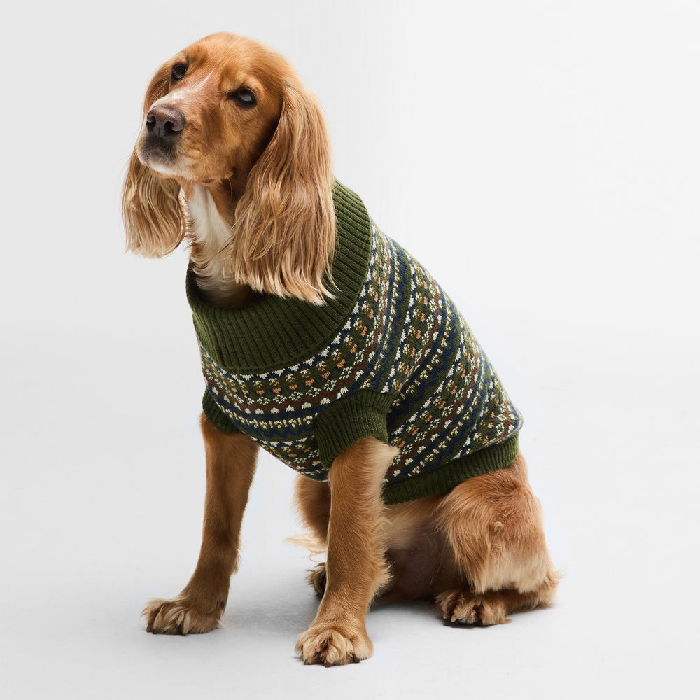 Marlow Fair Isle Dog Sweater