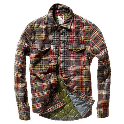 Quilted Flannel Shirt Jacket