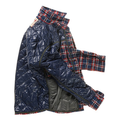 Quilted Flannel Shirt Jacket