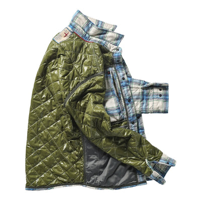 Quilted Flannel Shirt Jacket