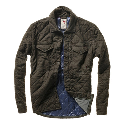 Tick Weave Shirt Jacket