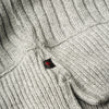 Cotton/Wool Blend Ribbed Turtleneck