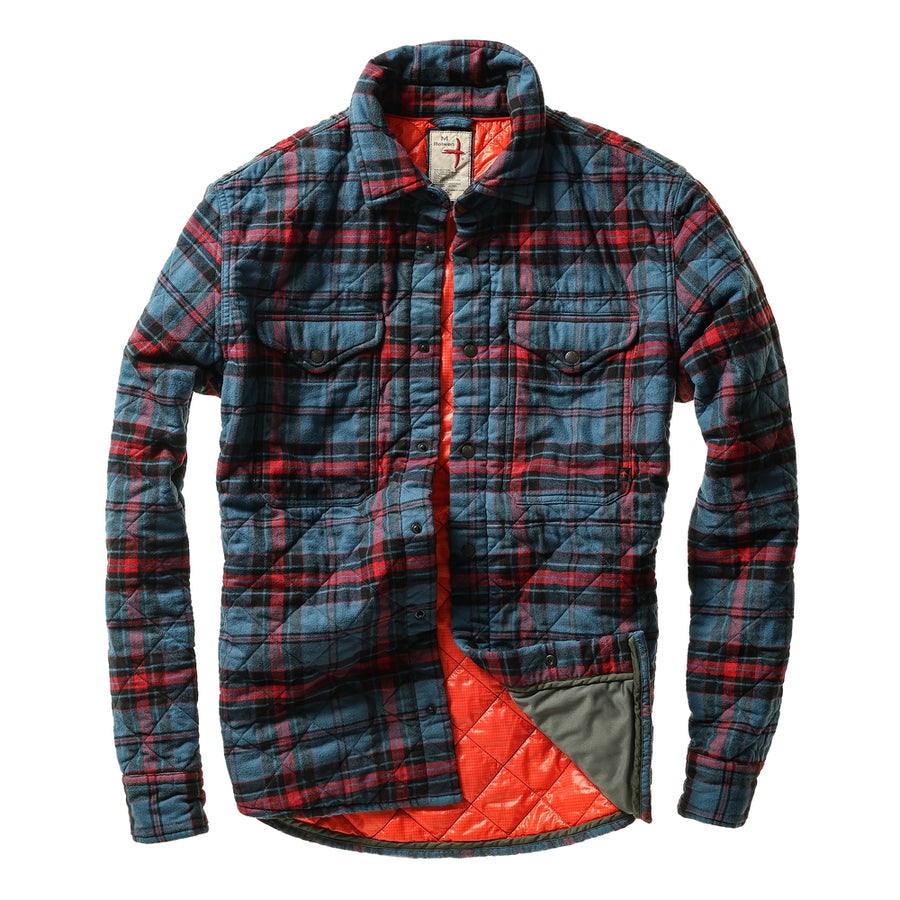 Quilted Flannel Shirt Jacket