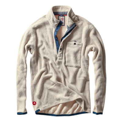 Terry Snap-Zip Mock