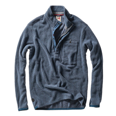 Terry Snap-Zip Mock