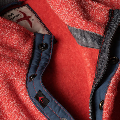 Terry Snap-Zip Mock