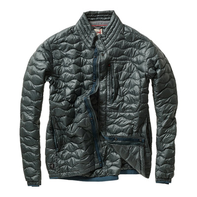 Wave-Quilt Down Jacket