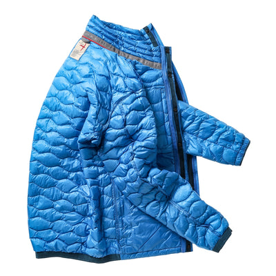 Wave-Quilt Down Jacket